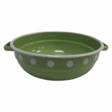 SKLEDA EMO 22 CM KMEČKA POLKA ZELENA