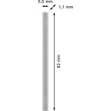 SKOBELJNI NOŽ ZA LES VHM BOSCH 82 X 5.5 X 1.1 MM