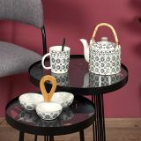 SKODELICA / LONČEK HOME DECO 250 ML DEKOR MIRAGE PORCELAN