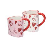 SKODELICA / LONČEK TOGNANA 460 ML RELIEF AMORE V OBLIKI SRČKA SORTIRANO