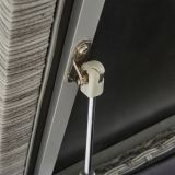 SKRINA DAVOS FIX WHEELS WICKER-ALU GREY 120X60X68