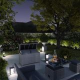 SKRINA DAVOS FIX WHEELS WICKER-ALU GREY 120X60X68