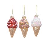 OKRASEK ZA JELKO SLADOLED 9.6 CM SORTIRANO