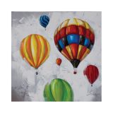 SLIKA BIVA BALONI 80X80 CM RAZLIČNA DEKORJA