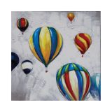 SLIKA BIVA BALONI 80X80 CM RAZLIČNA DEKORJA