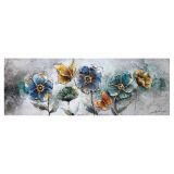 SLIKA BIVA ROŽE IN METULJ 50X150 CM 3D RAZLIČNA DEKORJA