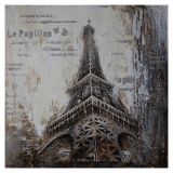 SLIKA BIVA STOLP 100X100 CM 3D RAZLIČNA DEKORJA