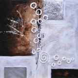 SLIKA CZ BUBBLE ABSTRACT 70 X 70 CM