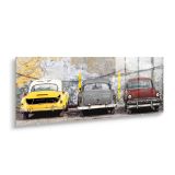 SLIKA STYLER COLORFUL CARS STEKLENA 50X125 GL341