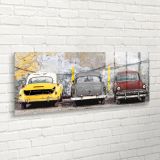SLIKA STYLER COLORFUL CARS STEKLENA 50X125 GL341