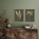 SLIKA STYLER BOHO DVOJNA Z OKVIRJEM 30X40 FR382