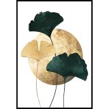 SLIKA STYLER GREEN GINKGO Z OKVIRJEM 50X70 AB115