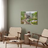 SLIKA STYLER PLATNO WATERMILL 60X80 ST490