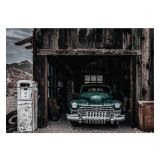 SLIKA STYLER GREEN CAR STEKLENA 80X120 GL454