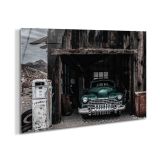 SLIKA STYLER GREEN CAR STEKLENA 80X120 GL454