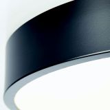 NADGRADNA STROP. SVETILKA SLIMLINE 1X12W, WW, ČRNA FI 330 MM