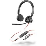 SLUŠALKE HP POLY BLACKWIRE 3325 TEAMS/STEREO/USB-C