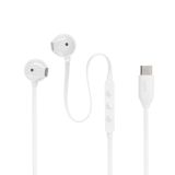 SLUŠALKE JBL T305C USB-C BELE