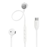 SLUŠALKE JBL T305C USB-C BELE