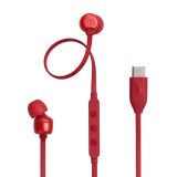 SLUŠALKE JBL T310C USB-C RDEČA