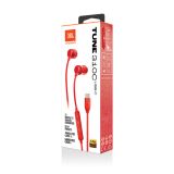 SLUŠALKE JBL T310C USB-C RDEČA