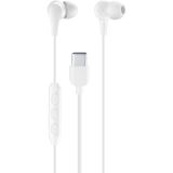 SLUŠALKE MUSIC SOUND COLOR IN-EAR Z MIKROFONOM BELE