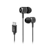 SLUŠALKE SBS STEREO USB TIP C Z MIKROFONOM ČRNE