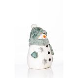 SNEŽAK Z LED LUČKO, VIŠINE 36 CM