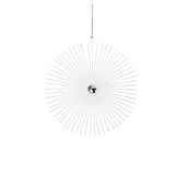 OKRASEK ZA JELKO GLOSSTYLE SNEŽINKA BELA Z DIAMANTOM FI 10 CM