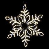 LUČKE MQ SNEŽINKA LED TOPLO BELE BARVE FI 67 CM