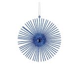 OKRASEK ZA JELKO GLOSSTYLE SNEŽINKA MODRA Z DIAMANTO M FI 10 CM