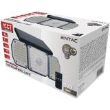 SOLARNA VRTNA SVETILKA ENTAC S SENZORJEM IN DALJINCEM 3 LED PANELI CCT IP44