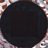 SOLARNA VRTNA SVETILKA GLOBO BUNKA LED KOVINSKA RETRO 0.06W 3V, 3000K