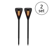 SOLARNA VRTNA SVETILKA GLOBO NABODALO 2 KOS LED 0.1W IP44 1600K 75X430 MM