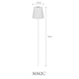 SOLARNA VRTNA SVETILKA GLOBO NABODALO S SENČNIKOM LED 0.06W IP44 3000K 12X70 CM