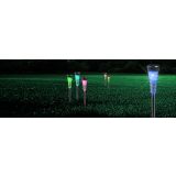 SOLARNA VRTNA SVETILKA GLOBO PALICA INOX BARVNA 5X 0.06 W 3.2 V, BARVITA