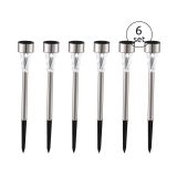 SOLARNA VRTNA SVETILKA GLOBO NABODALO 6 KOS LED 0.06W IP44 7000K 47X47X350 MM