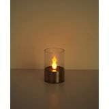 SOLARNA VRTNA SVETILKA GLOBO SVEČKA INOX SIVA 0.06 W 3.2 V, 1800K