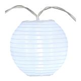 SOLARNA VRTNA SVETILKA GLOBO VERIGA Z LAMPIONI LED 0.06W IP44 6000K 1200 MM