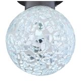 SOLARNA VRTNA SVETILKA GLOBO Z OBEŠALOM LED 0.06W IP44 60X158 MM