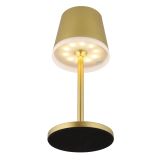 SOLARNA VRTNA SVETILKA GLOBO ZLATA NAMIZNA LED 0.06W IP44 3000K 110X410 MM