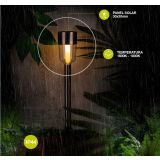SOLARNA VRTNA SVETILKA GSC RIGHT LED 2700-3300K IP44