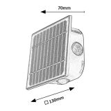 SOLARNA VRTNA SVETILKA RABALUX EMMEN 0.5W 13X13CM