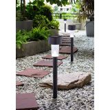 SOLARNA VRTNA SVETILKA SOLAR ČRNA PVC 1XLED 0.06W, H=36.5CM