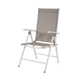 KOVINSKI STOL LESLI SOLEIL BELI 70X55X107 CM