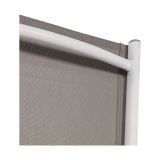 KOVINSKI STOL LESLI SOLEIL BELI 70X55X107 CM