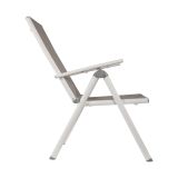 KOVINSKI STOL LESLI SOLEIL BELI 70X55X107 CM