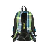 ŠOLSKI NAHRBTNIK TARGET 3 ZIP CLASSIC CHECK GREEN