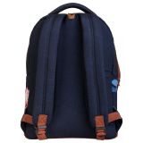 ŠOLSKI NAHRBTNIK TARGET CANVAS FLORAL BLUE 26776