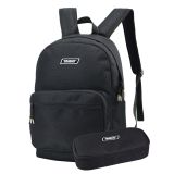 ŠOLSKI NAHRBTNIK TARGET S PERESNICO SET COSMOS BLACK 28679
